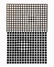 Victor Vasarely, Composition, Corpusculaires, Limited Edition Heliogravure
