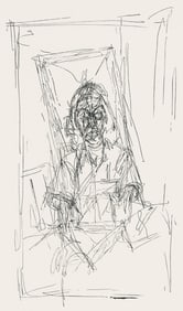Alberto Giacometti, Composition, XXe siecle, Limited Edition Etching