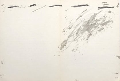 Antoni Tapies, Composition, Derriere le miroir, Limited Edition Lithograph