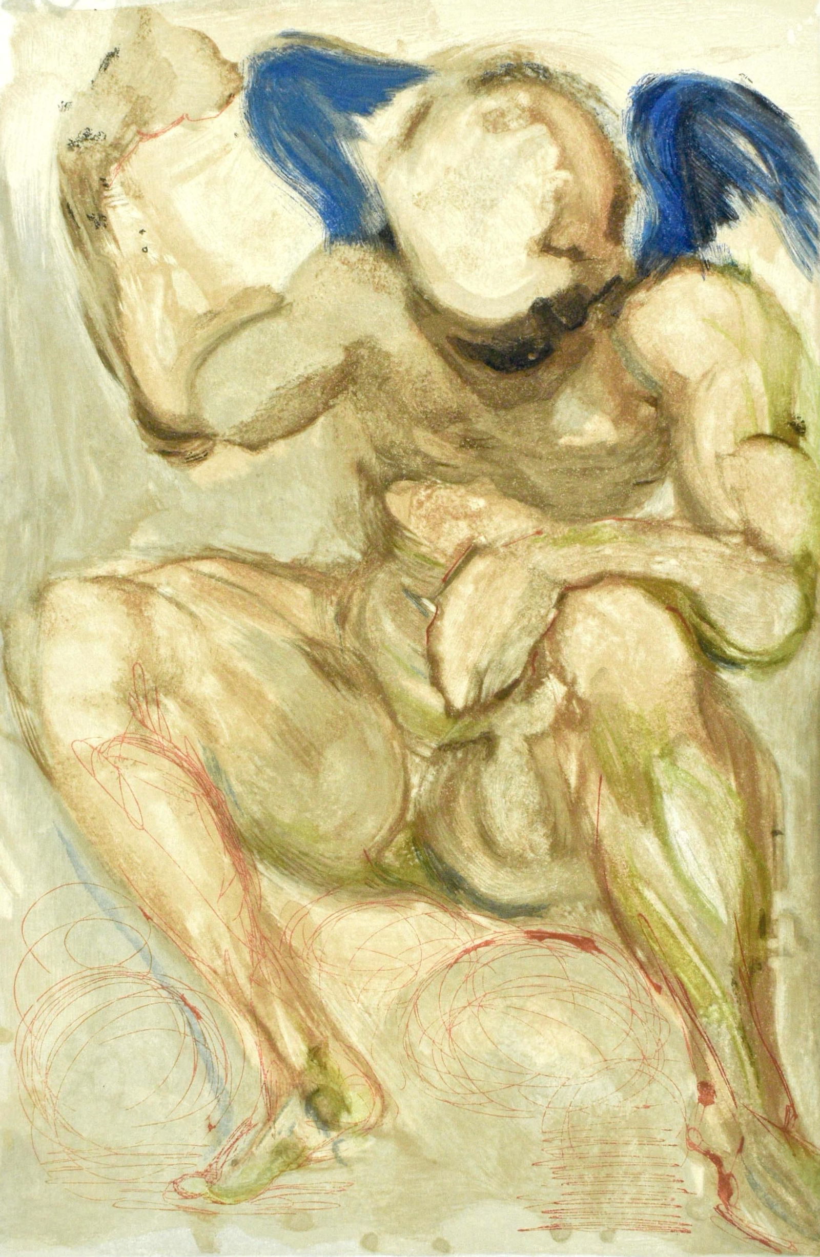 Salvador Dali, Purgatorio XV (Michler/Lopsinger 1039-1138; Field 189-200), La Divina Commedia, (1 of 4)