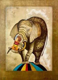 Graciela Rodo Boulanger, An Elephant for Kris, Original Edition Offset Lithograph