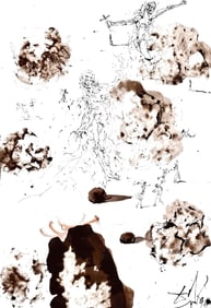 Salvador Dali, Composition (Michler/Lopsinger 1600; Field 69-3), Biblia Sacra, Limited Edition