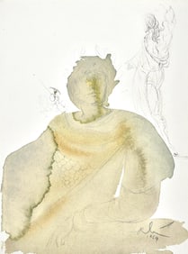 Salvador Dali, Composition (Michler/Lopsinger 1600; Field 69-3), Biblia Sacra, Limited Edition