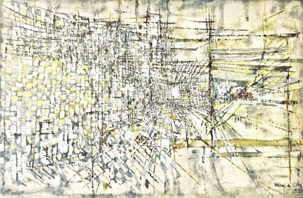 Vieira da Silva, La garde des anges, Vieira da Silva, Peintres d'aujourd'hui, Limited Edition