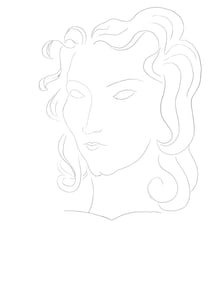 Henri Matisse, Rondels, Poesies de Stephane Mallarme, Limited Edition Lithograph