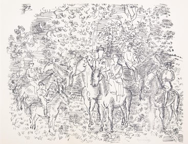 Raoul Dufy, Dessin, Lettre a mon peintre Raoul Dufy, Limited Edition Lithograph