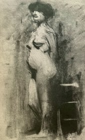 Albert Marquet, Nu. Fusain, Marquet, Limited Edition Lithograph