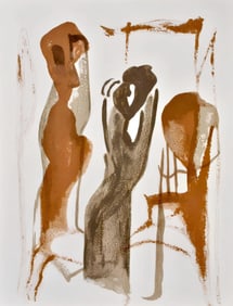 Francisco Bores, Composition, Œuvres completes d'Albert Camus, Limited Edition Lithograph