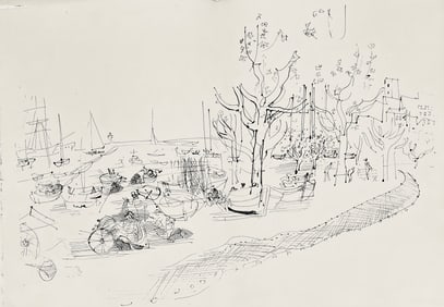 Raoul Dufy, Composition, Les Cotes Normandes, Limited Edition Lithograph