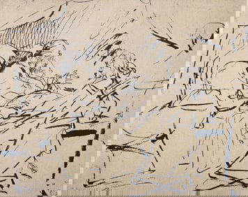 Rembrandt van Rijn, Isaac Refusing His Blessing to Esau, Drawings from the Bible, Limited Edition