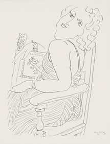 Henri Matisse, Serie P, var. 6 (Duthuit 9), Henri Matisse, Dessins, Themes et variations, Limited