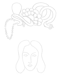 Henri Matisse, Sans titre, Poesies de Stephane Mallarme, Limited Edition Lithograph