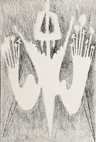 Wifredo Lam ????, Composition, Suites no3, Limited Edition Lithograph