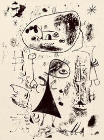 Joan Miro, Composition, The Prints of Joan Miro, Limited Edition Etching