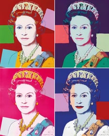 Andy Warhol, Queen Elizabeth II, no334, no335, no336, no337, Suite of Four, Official Limited