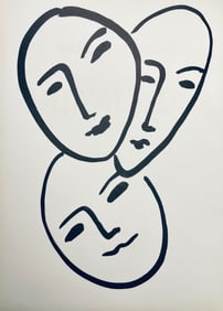 Henri Matisse, Composition (Duthuit 31), Apollinaire, Limited Edition Lithograph