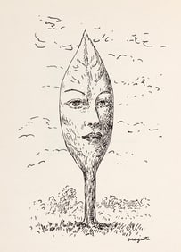 Rene Magritte, Composition, Dix dessins de Rene Magritte, Limited Edition Lithograph