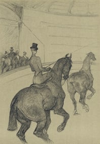 Henri de Toulouse-Lautrec, Ecuyere de haute ecole, The Circus by Toulouse-Lautrec, Limited Edition
