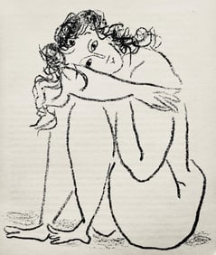 Andre Marchand, Composition, pierre a feu provence noire, Limited Edition Lithograph