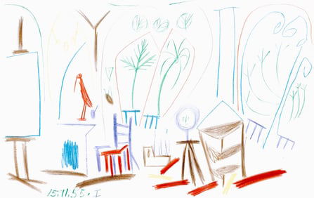 Pablo Picasso, Composition (Cramer 101), Carnet de la Californie, Limited Edition Collotype