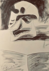 Pablo Picasso, Composition, Carnet de dessins de Picasso, Cahiers d'Art, Limited Edition Lithograph