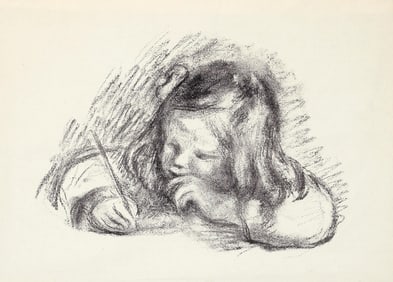 Pierre-Auguste Renoir, Claude Renoir ecrivant, Les Lithographies de Renoir, Limited Edition