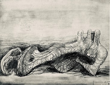 Henry Moore, Reclining Figure, The Drawings of Henry Moore, Limited Edition Lithograph