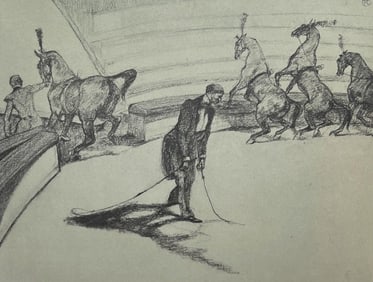 Henri de Toulouse-Lautrec, Performing Horses, Henri de Toulouse-Lautrec, At the Circus, Limited