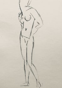 Henri Matisse, Composition (Dutel 3), Dessins de Henri-Matisse, Limited Edition Lithograph