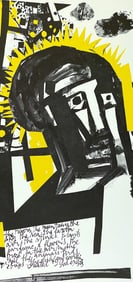 Abraham Rattner, Head of a Prophet, Limited Edition Lithograph