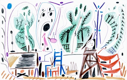 Pablo Picasso, Composition (Cramer 101), Carnet de la Californie, Limited Edition Collotype