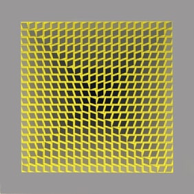 Victor Vasarely, Composition, CTA 102, Limited Edition Heliogravure