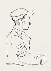 Fernand Leger, Composition, Levers de rideau sur la question du bonheur, Limited Edition Lithograph