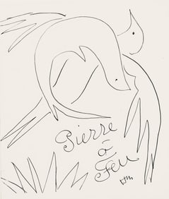 Henri Matisse, Composition (Duthuit No. 17), Pierre a feu, Les Miroirs profonds, Limited Edition