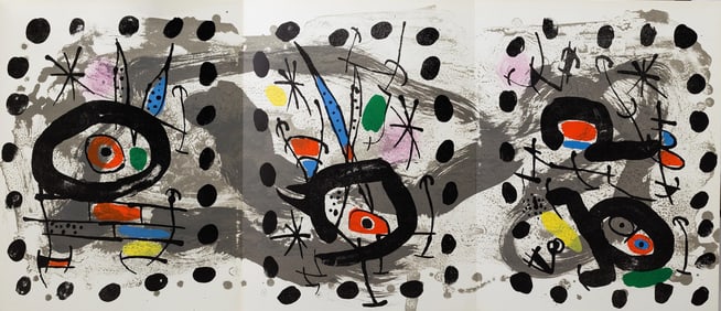 Joan Miro, Composition (Mourlot, 567), XXe siecle, Limited Edition Lithograph
