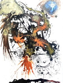 Salvador Dali, Composition (Michler/Lopsinger 1600; Field 69-3), Biblia Sacra, Limited Edition