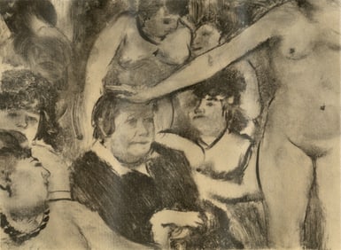 Edgar Degas, Petite Fete de la Patronne, E. Degas Monotypes, Limited Edition Monotype