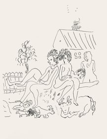 Marc Chagall, Composition, Suite Provinciale avec 92 dessins inedits de Marc Chagall, Limited