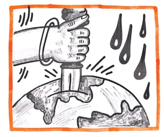 Keith Haring, Composition, Against All Odds, Limited Edition Lithograph