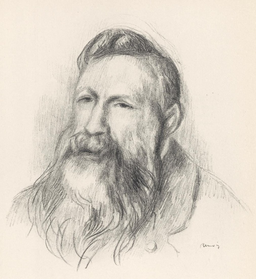 Pierre-Auguste Renoir, Auguste Rodin, Les Lithographies de Renoir, Limited Edition Lithograph (1 of 4)