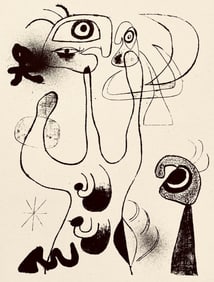 Joan Miro, Composition, The Prints of Joan Miro, Limited Edition Etching