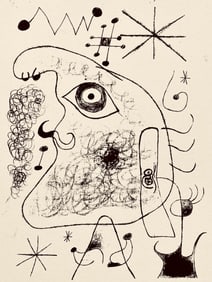 Joan Miro, Composition, The Prints of Joan Miro, Limited Edition Etching