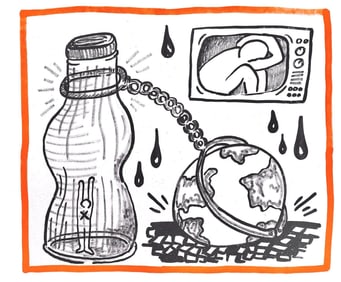 Keith Haring, Composition, Against All Odds, Limited Edition Lithograph