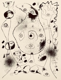 Joan Miro, Composition, The Prints of Joan Miro, Limited Edition Etching