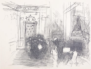 Raoul Dufy, Dessin, Lettre a mon peintre Raoul Dufy, Limited Edition Lithograph