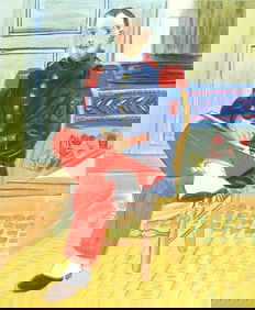 Raoul Dufy, Le Flutiste, replique, Lettre a mon peintre Raoul Dufy, Limited Edition Lithograph