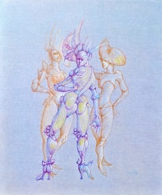 Leonor Fini, Composition, Fruits de la Passion, XXe siecle, Limited Edition Heliogravure