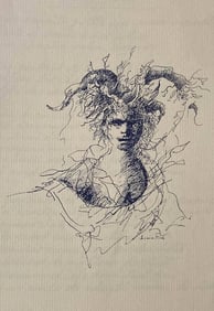 Marie Laurencin, Composition, Dessins de Matisse, Hommage no2, Limited Edition Lithograph