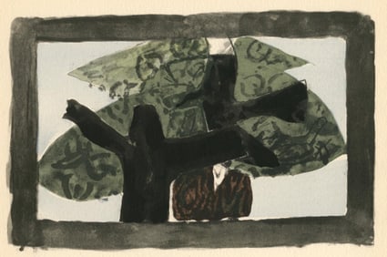 Georges Braque, L'arbre, Georges Braque, Le Solitaire, XXe siecle, Limited Edition Lithograph