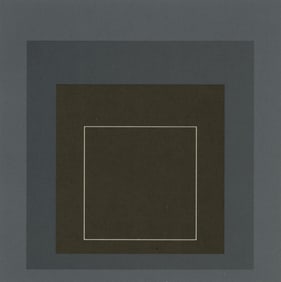 Josef Albers, Homage to the Square, Josef Albers: White Line Squares, Limited Edition Lithograph
